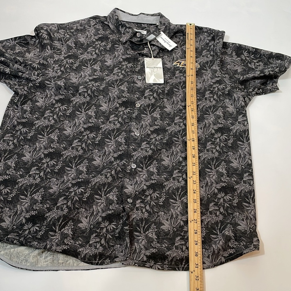 Baltimore Ravens Custom Tommy Bahama Shirt NWT XLT Hawaiian Button Down NEW - Picture 9 of 13